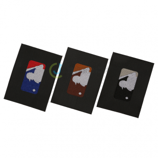 黑緞高密度 棒球織嘜